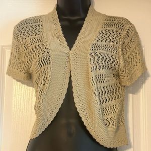 Tan cover. Half length